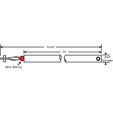 Strybuc 11in Red Spiral Balance 70-N11SR